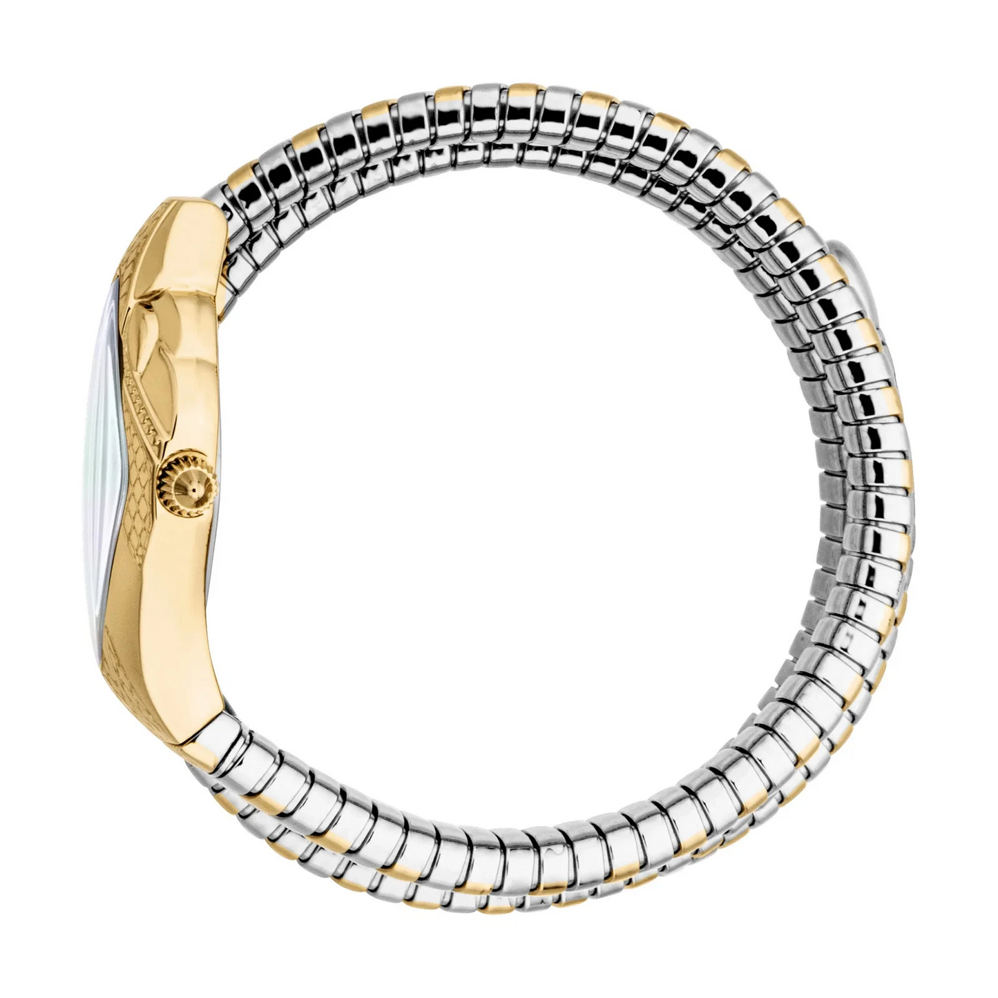 J.U.S.T C.A.V.A.L.L.I Cristallo Mother of Pearl Dial Analog Women's Watch