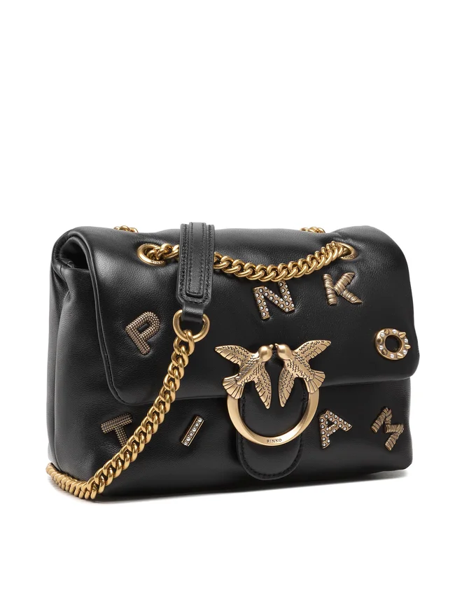 P.I.N.K.O Bag Love Mini Puff Logo Jewel