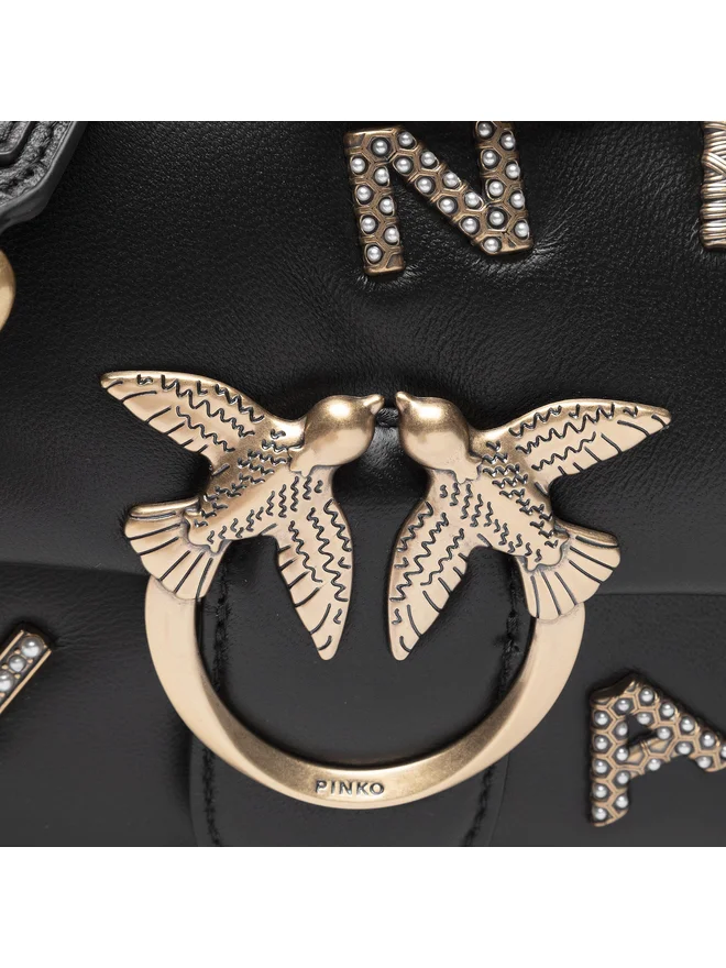 P.I.N.K.O Bag Love Mini Puff Logo Jewel