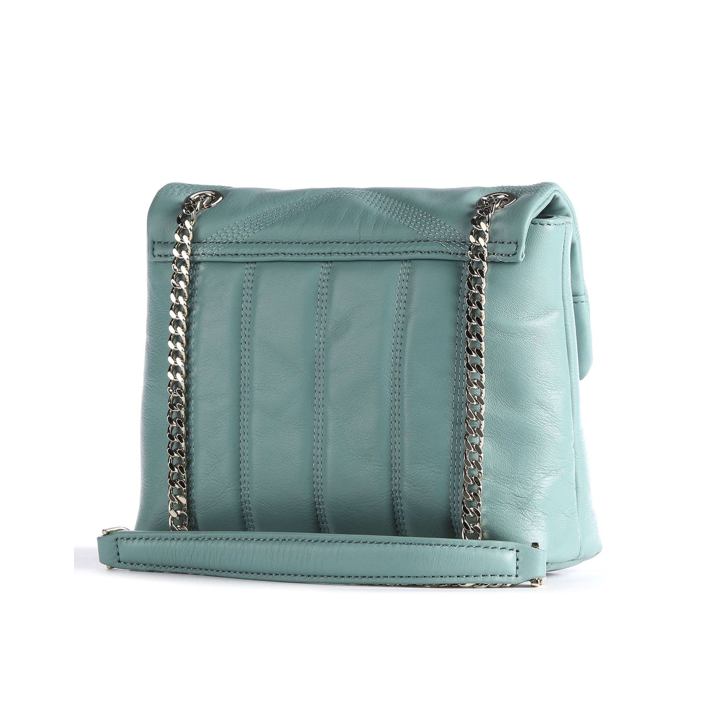 T.E.D B.A.K.E.R Ayalina Leather Puffer Quilted Mini Bag for Shoulder/Crossbody Wear