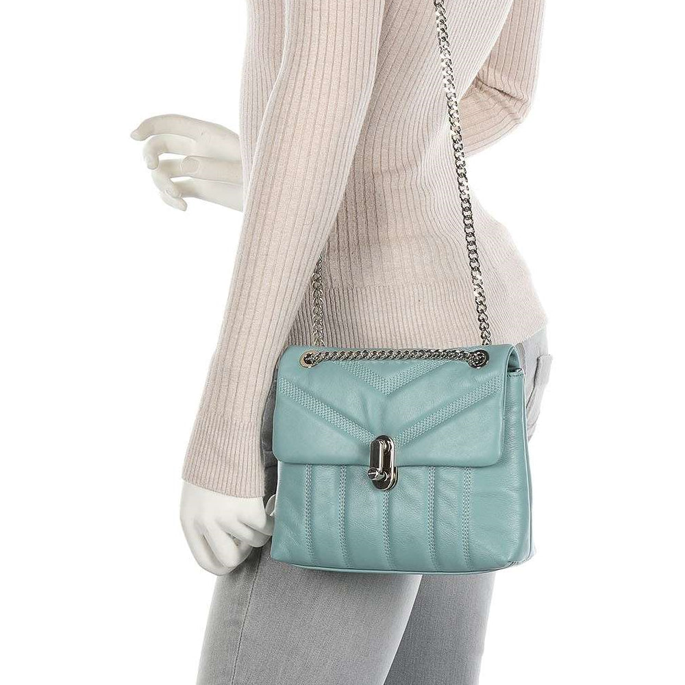 T.E.D B.A.K.E.R Ayalina Leather Puffer Quilted Mini Bag for Shoulder/Crossbody Wear