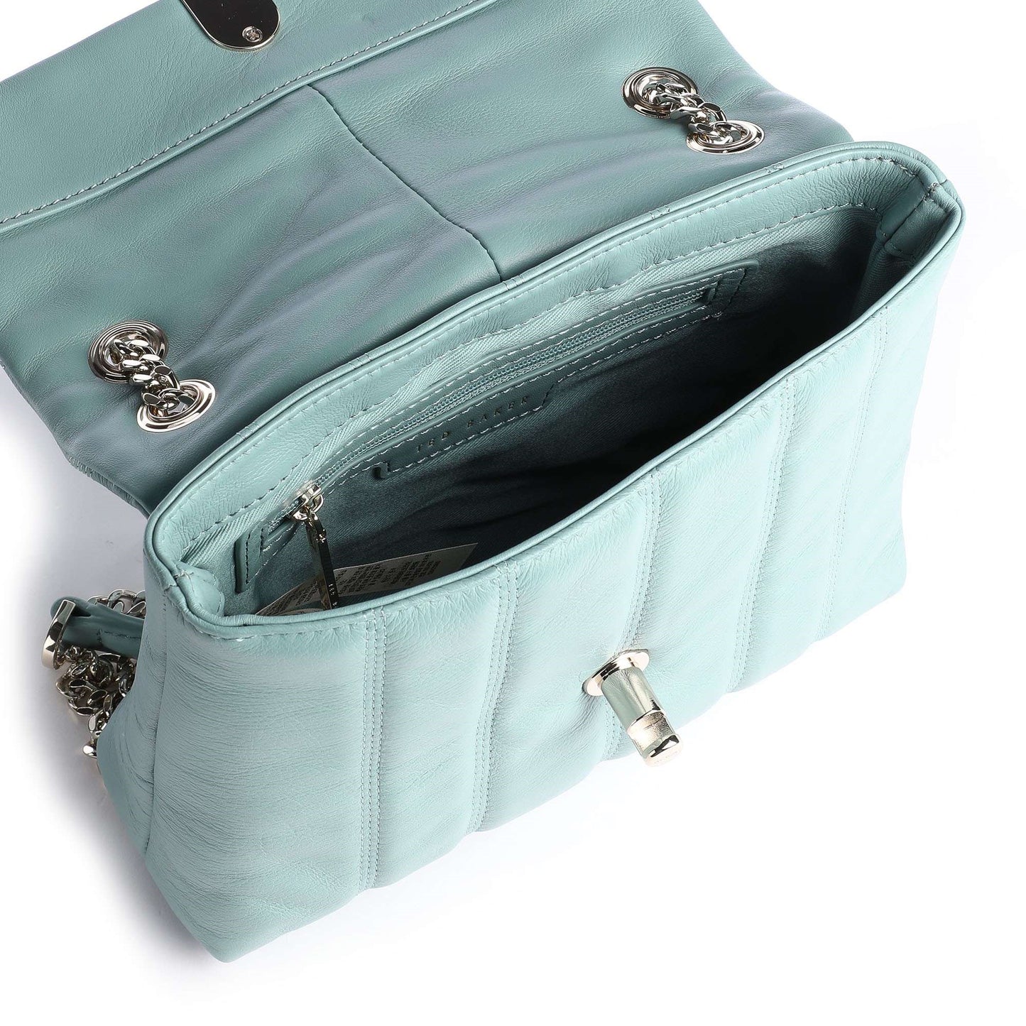 T.E.D B.A.K.E.R Ayalina Leather Puffer Quilted Mini Bag for Shoulder/Crossbody Wear