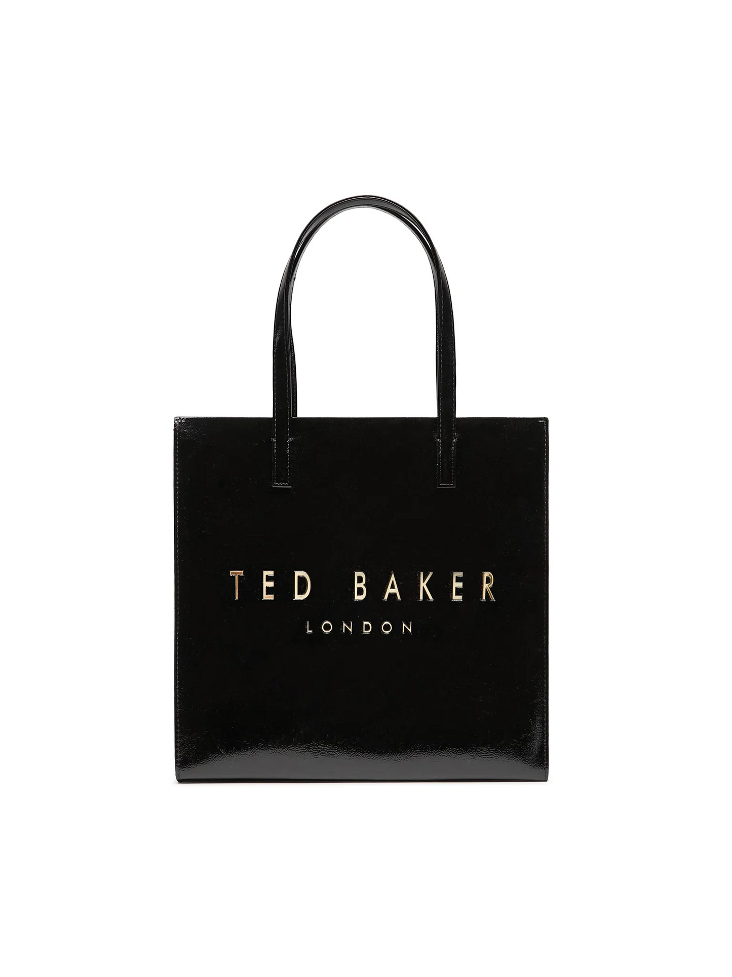 T.E.D B.A.K.E.R CRINKON CRINKLE ICON LARGE TOTE BAG