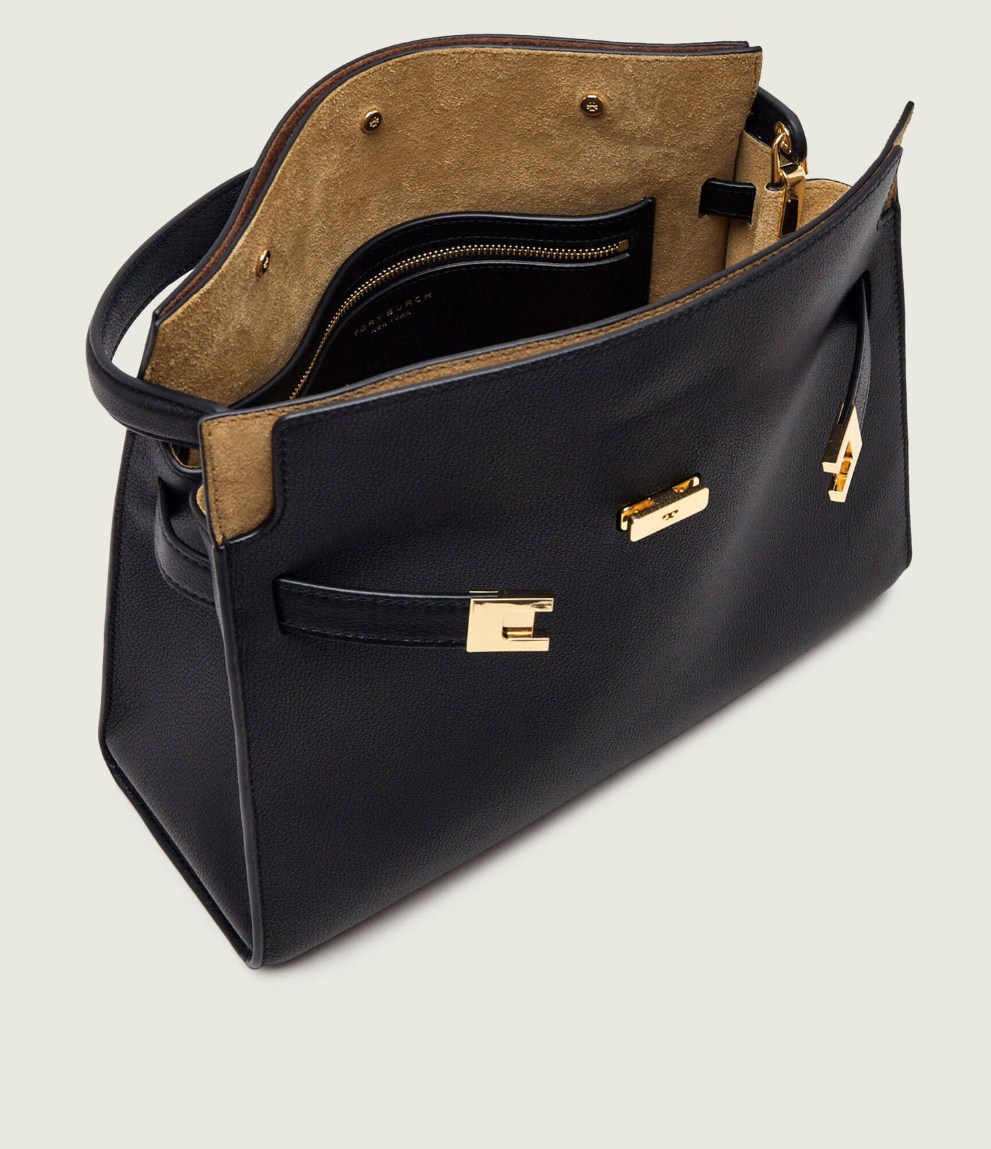 T.O.R.Y B.U.R.C.H Leather satchel bag Lee Radziwill Small