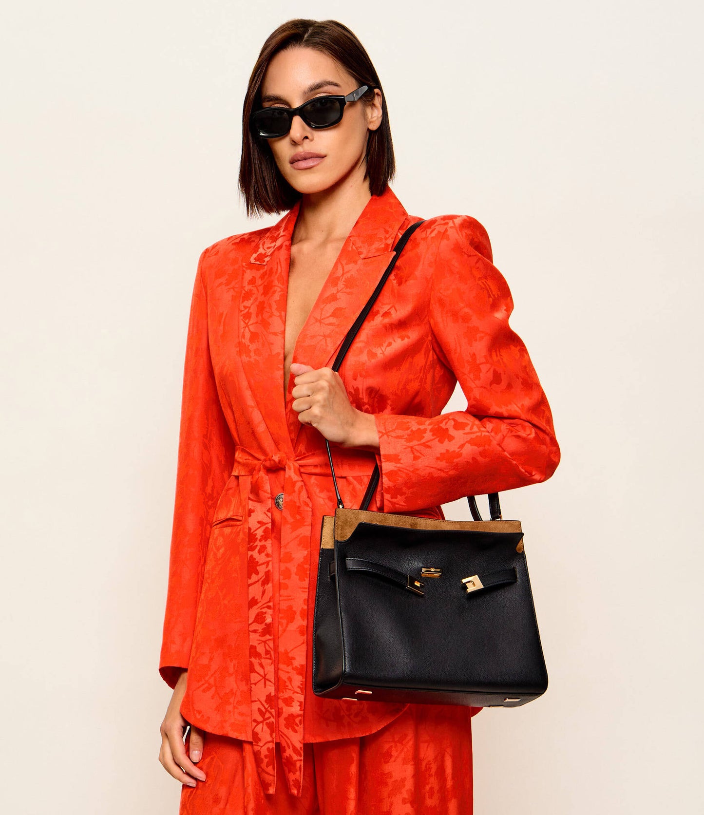 T.O.R.Y B.U.R.C.H Leather satchel bag Lee Radziwill Small