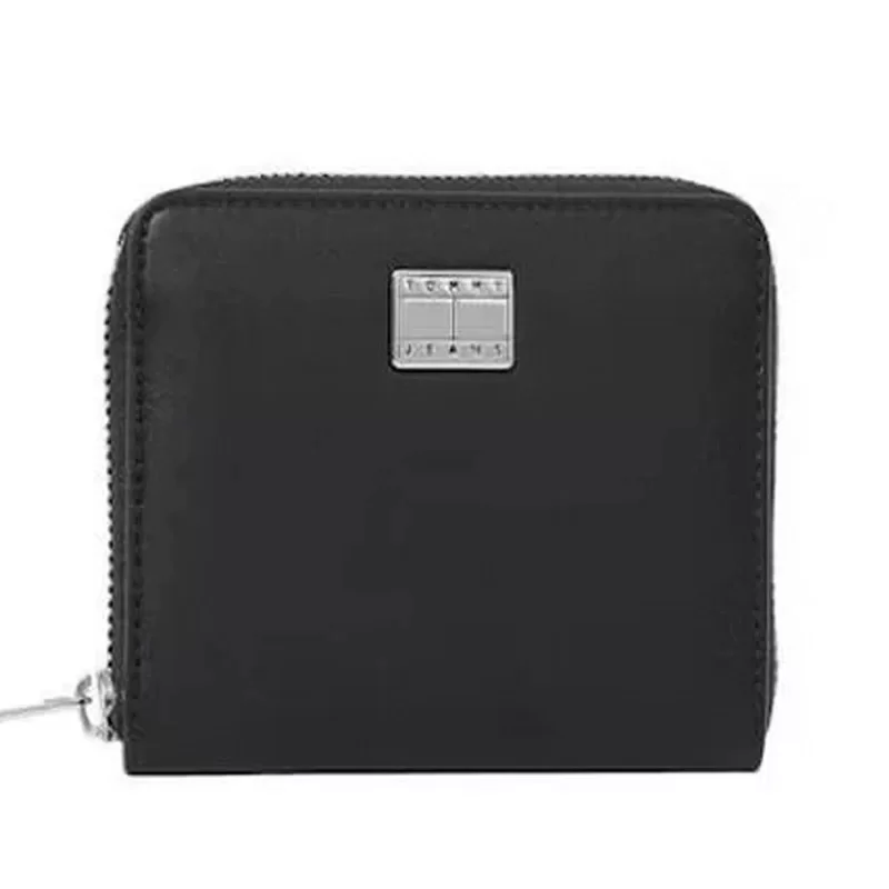 T.O.M.M.Y H.I.L.F.I.G.E.R Logo Plaque Zip-Around Wallet