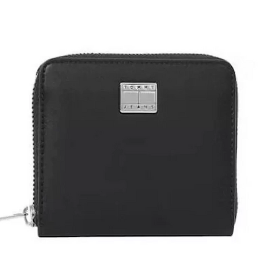 T.O.M.M.Y H.I.L.F.I.G.E.R Logo Plaque Zip-Around Wallet