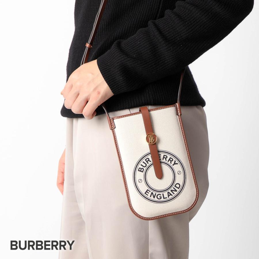 B.U.R.B.E.R.R.Y Cotton Canvas Phone Case Off-White White