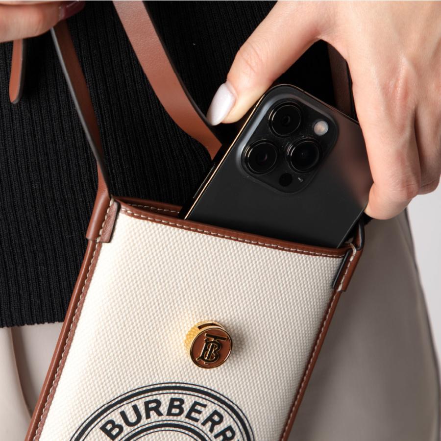 B.U.R.B.E.R.R.Y Cotton Canvas Phone Case Off-White White