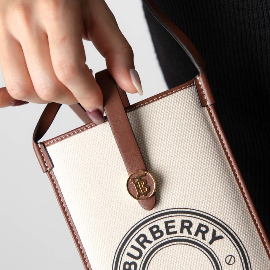 B.U.R.B.E.R.R.Y Cotton Canvas Phone Case Off-White White