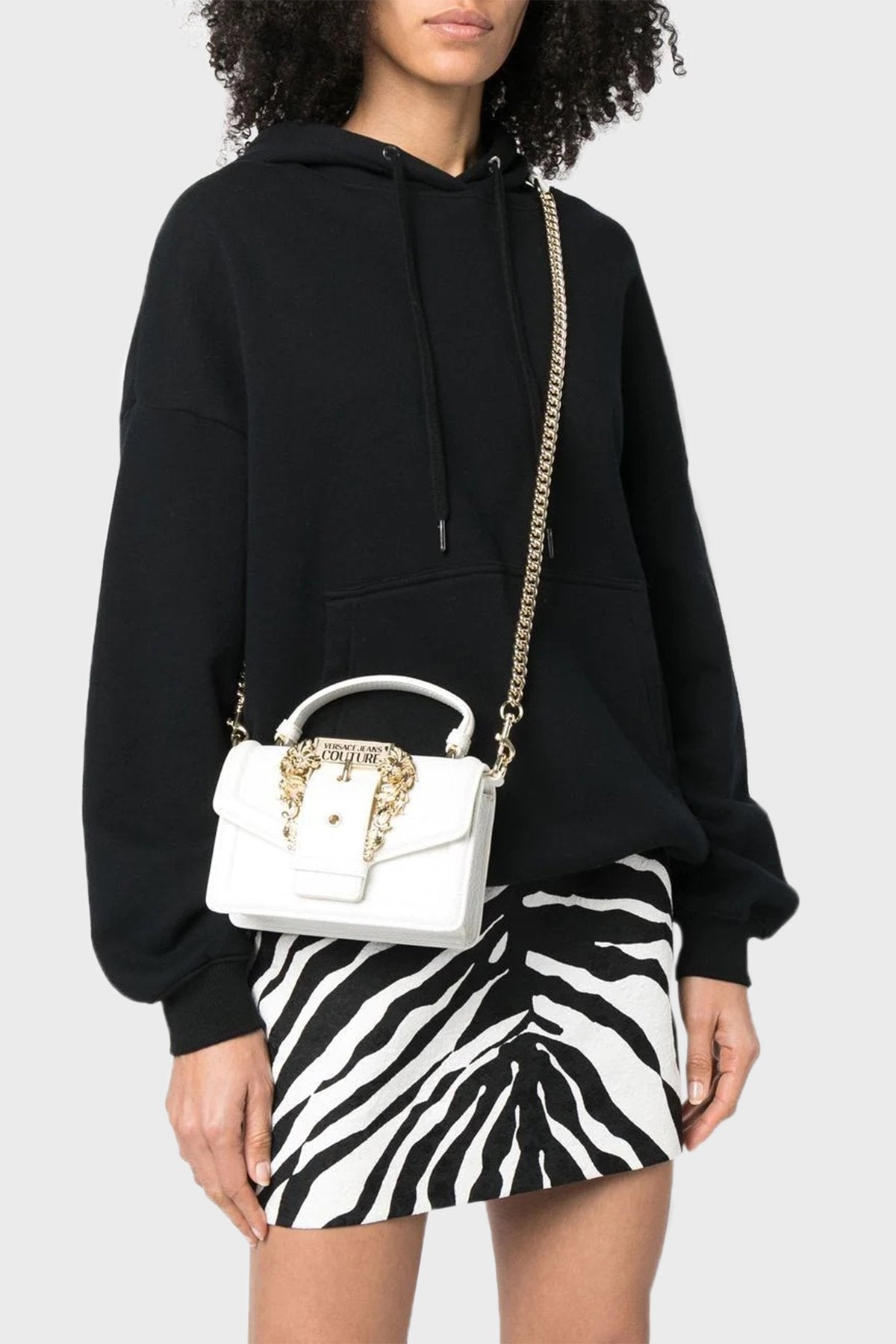 V.E.R.S.A.C.E J.E.A.N.S C.O.U.T.U.R.E CROSSBODY BAG