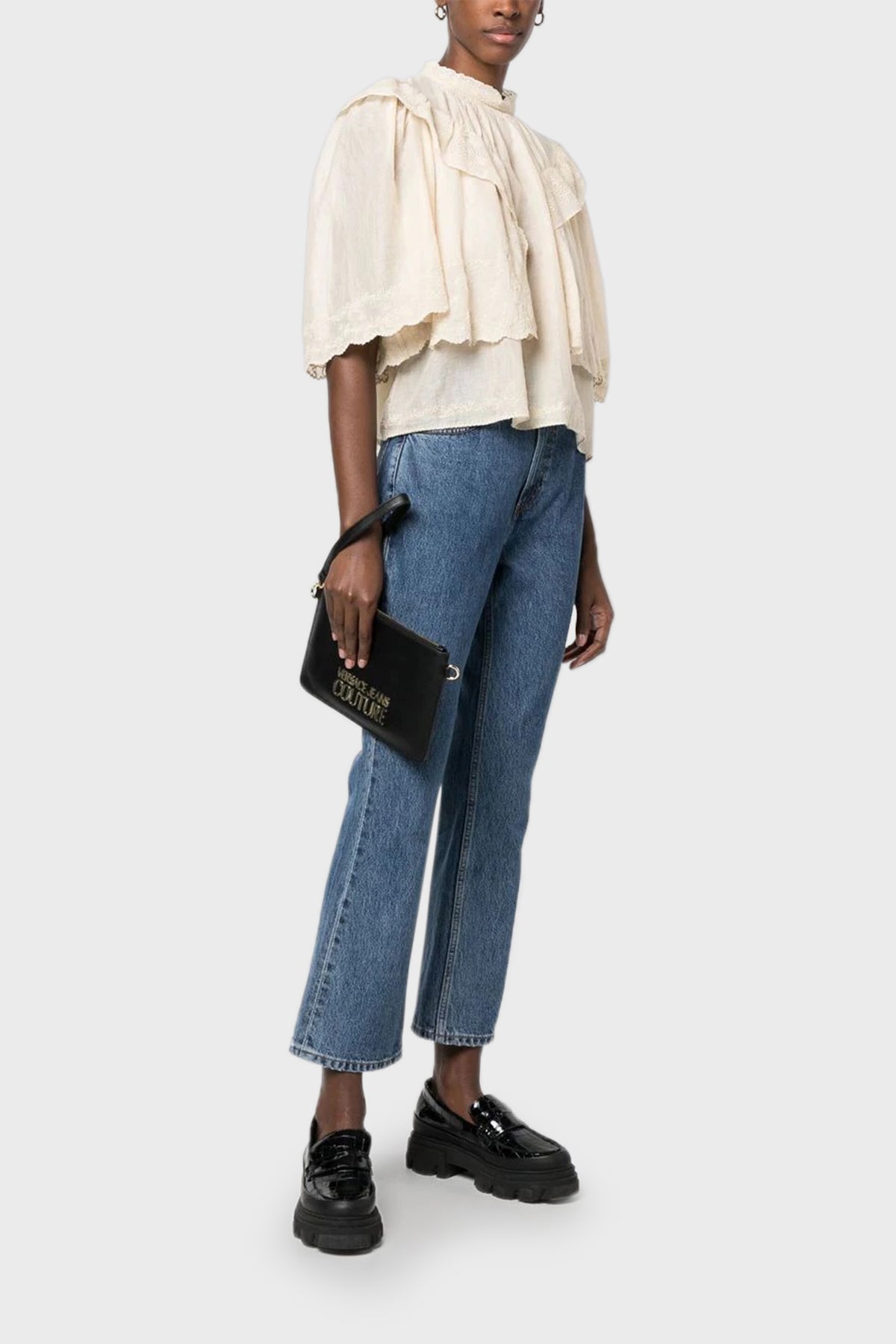 V.E.R.S.A.C.E J.E.A.N.S Wristlet CROSSBODY BAG