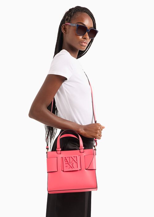 A.R.M.A.N.I E.X.C.H.A.N.G.E Tote Bag with Shoulder/Crossbody Strap