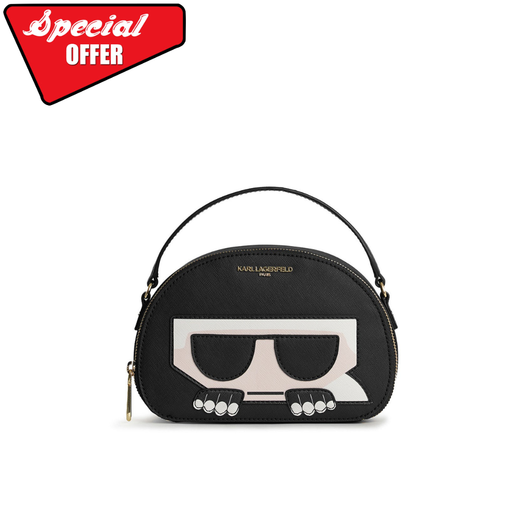 K.A.R.L. L.A.G.E.R.F.E.L.D. MAYBELLE TOP HANDLE CROSSBODY BAG