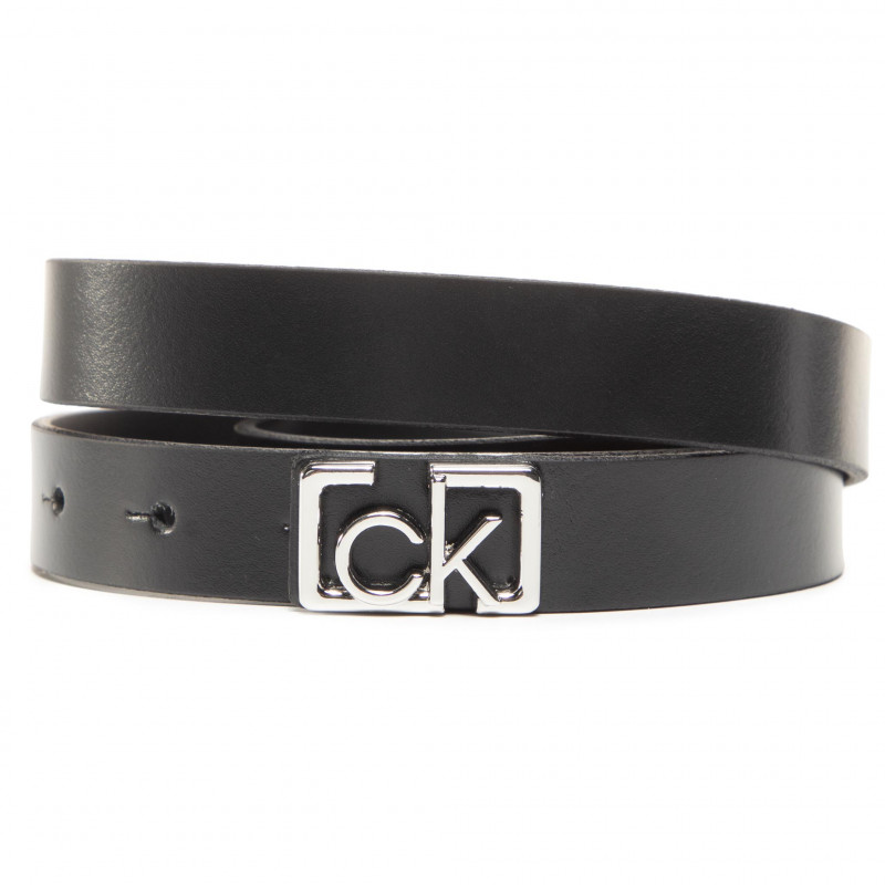 CALVIN KLEIN Plaque Skinny Women's Belt 20Mm