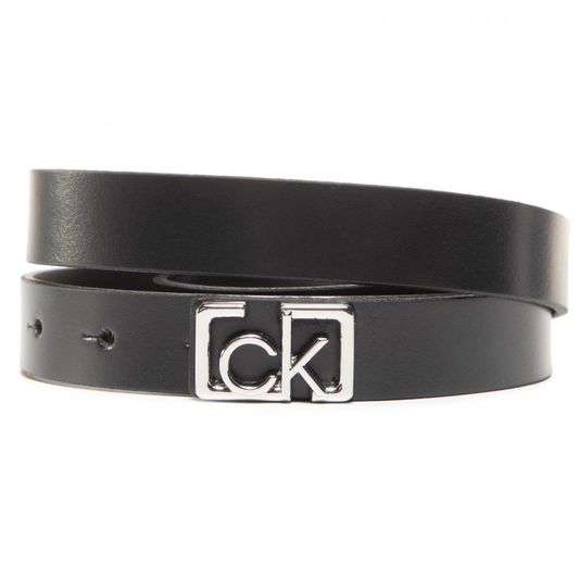 CALVIN KLEIN Plaque Skinny Women's Belt 20Mm
