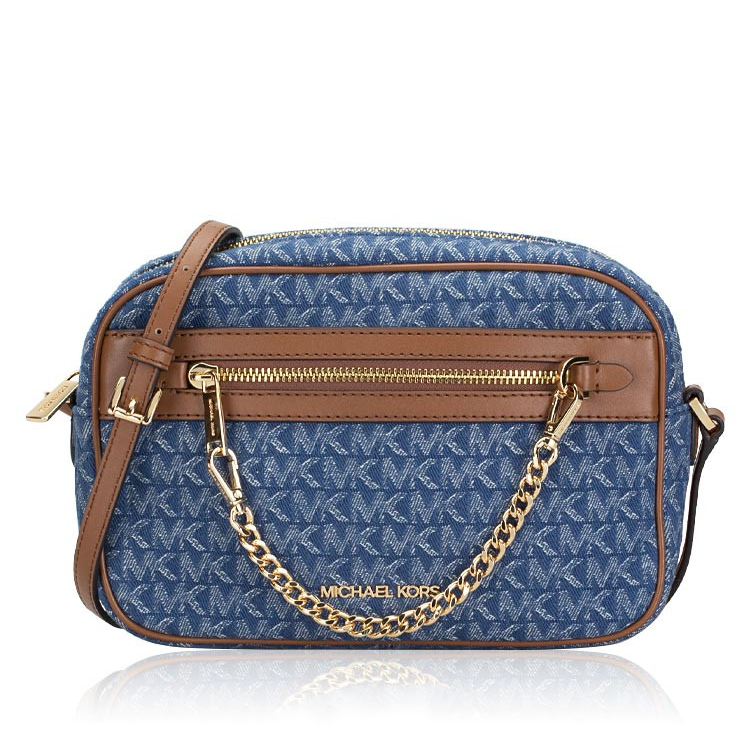 M.I.C.H.A.E.L  K.O.R.S  Jet Set Crossbody Bag with Zip/Chain
