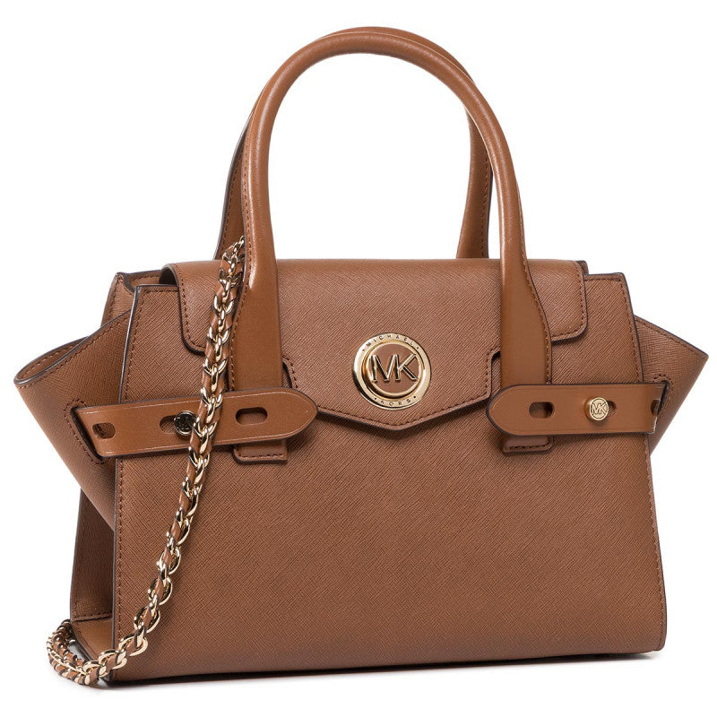 MICHAEL KORS Carmen Handbag with Detachable Strap for Shoulder Wear