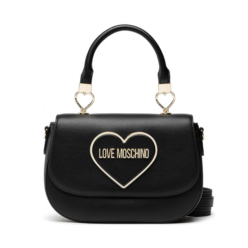 L.O.V.E M.O.S.C.H.I.N.O Shoulder/Crossbody Bag with Heart Plaque Clutch