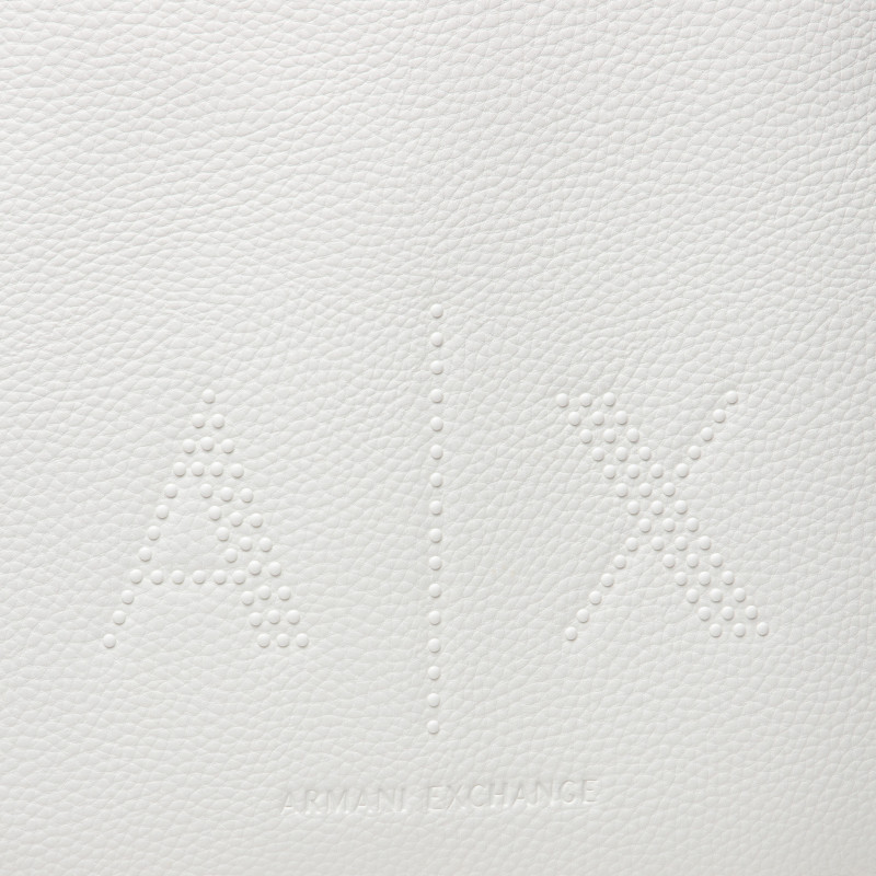 A.R.M.A.N.I E.X.C.H.A.N.G.E Backpack in Off White Color