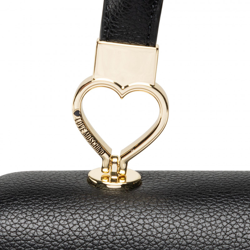 L.O.V.E M.O.S.C.H.I.N.O Shoulder/Crossbody Bag with Heart Plaque Clutch