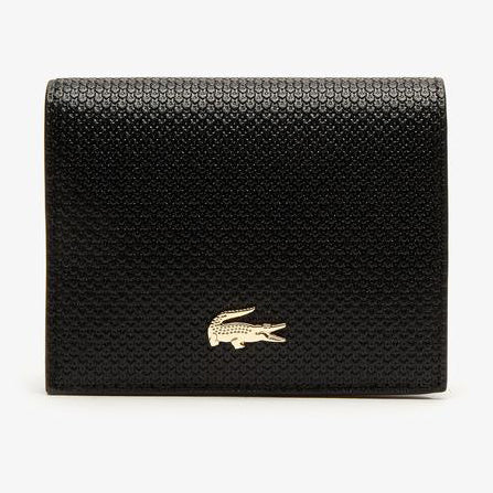 LACOSTE Chantaco Women's Textured Leather Bifold Wallet