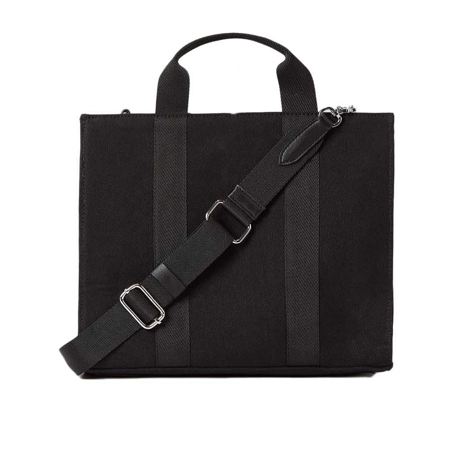 KARL LAGERFELD Karl Iconic Square Canvas Tote Bag