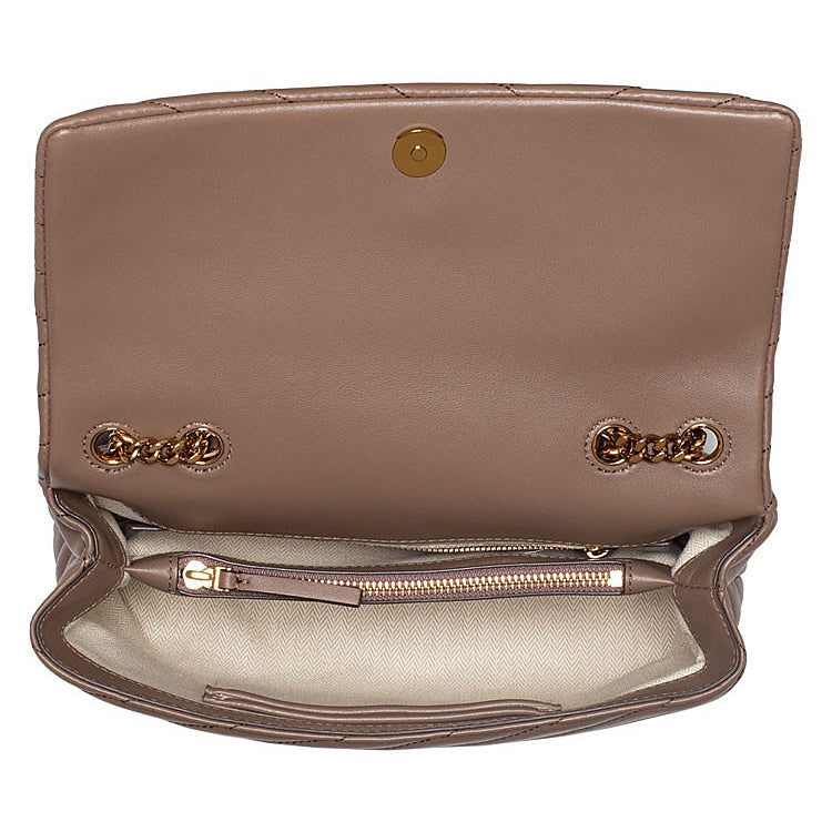 T.O.R.Y BURCH Kira Convertible Shoulder Bag with Strap for Shoulder/Crossbody Wear