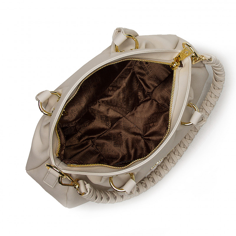 L.O.V.E M.O.S.C.H.I.N.O Avorio Handbag