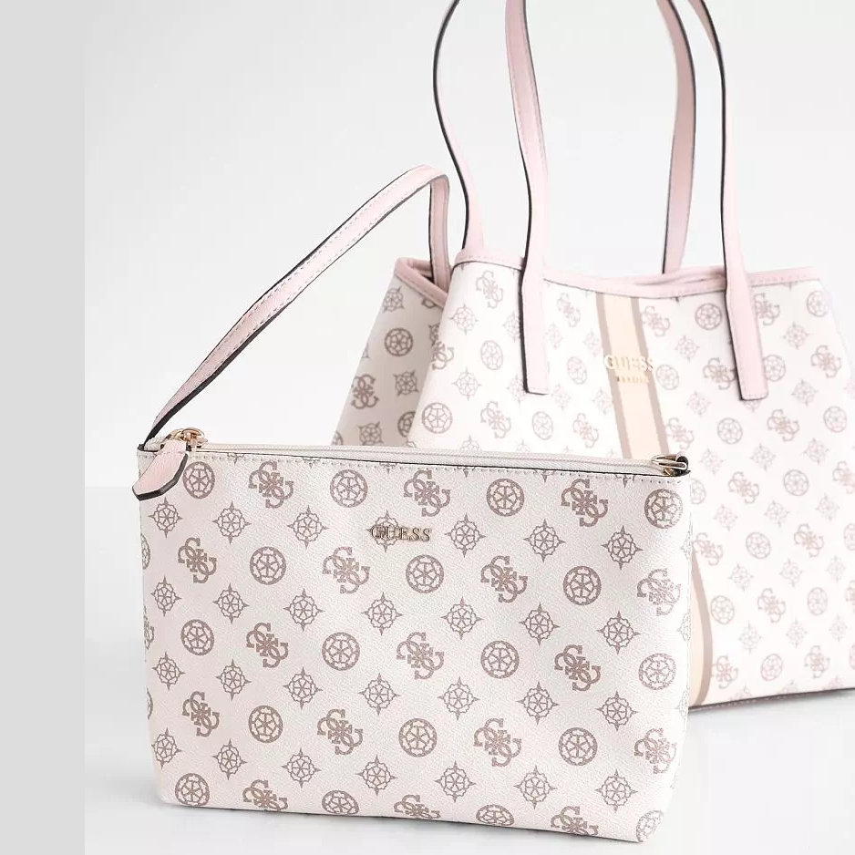 G.U.E.S.S Vikky Logo Tote Bag with Pouch