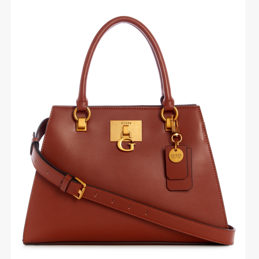 GUESS Stephi Girlfriend Satchel Bag for Shoulder/Crossbody Wear