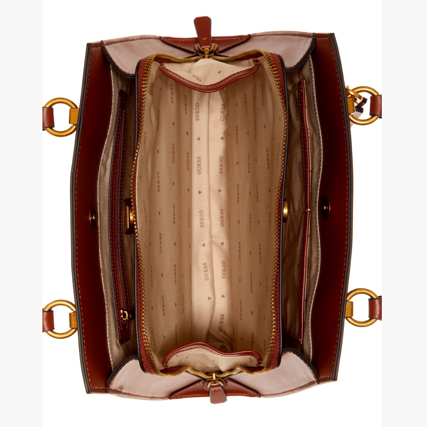 GUESS Stephi Girlfriend Satchel Bag for Shoulder/Crossbody Wear