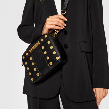 L.O.V.E M.O.S.C.H.I.N.O Crossbody Bag with Studs