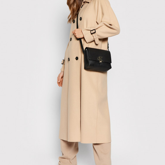 CALVIN KLEIN JEANS Minimal Monogram Flap Crossbody Bag