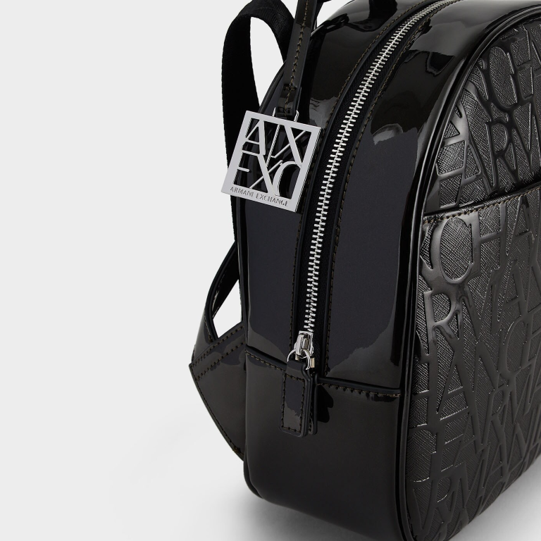 A.R.M.A.N.I E.X.C.H.A.N.G.E Brand Embossed Backpack