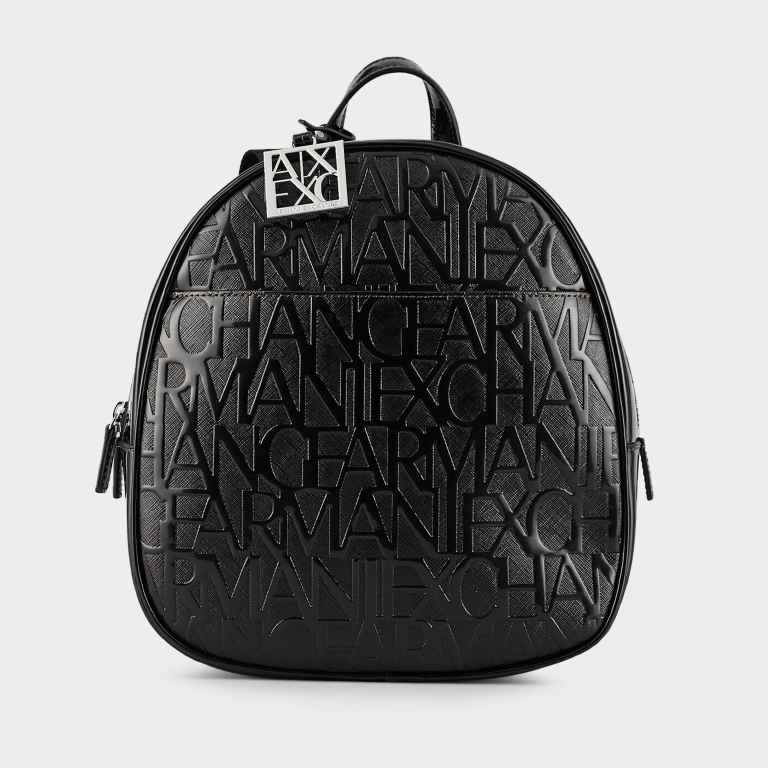 A.R.M.A.N.I E.X.C.H.A.N.G.E Brand Embossed Backpack