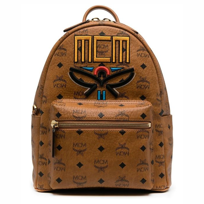 MCM WOMEN'S LOGO BACKPACK
