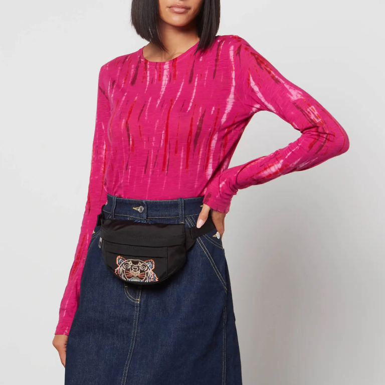K.E.N.Z.O Kampus Embroidered Tiger Canvas Mini Belt Bag
