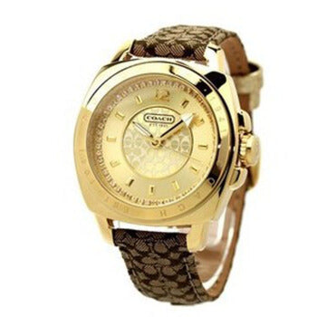 C.O.A.C.H Leather Strap Ladies Watch