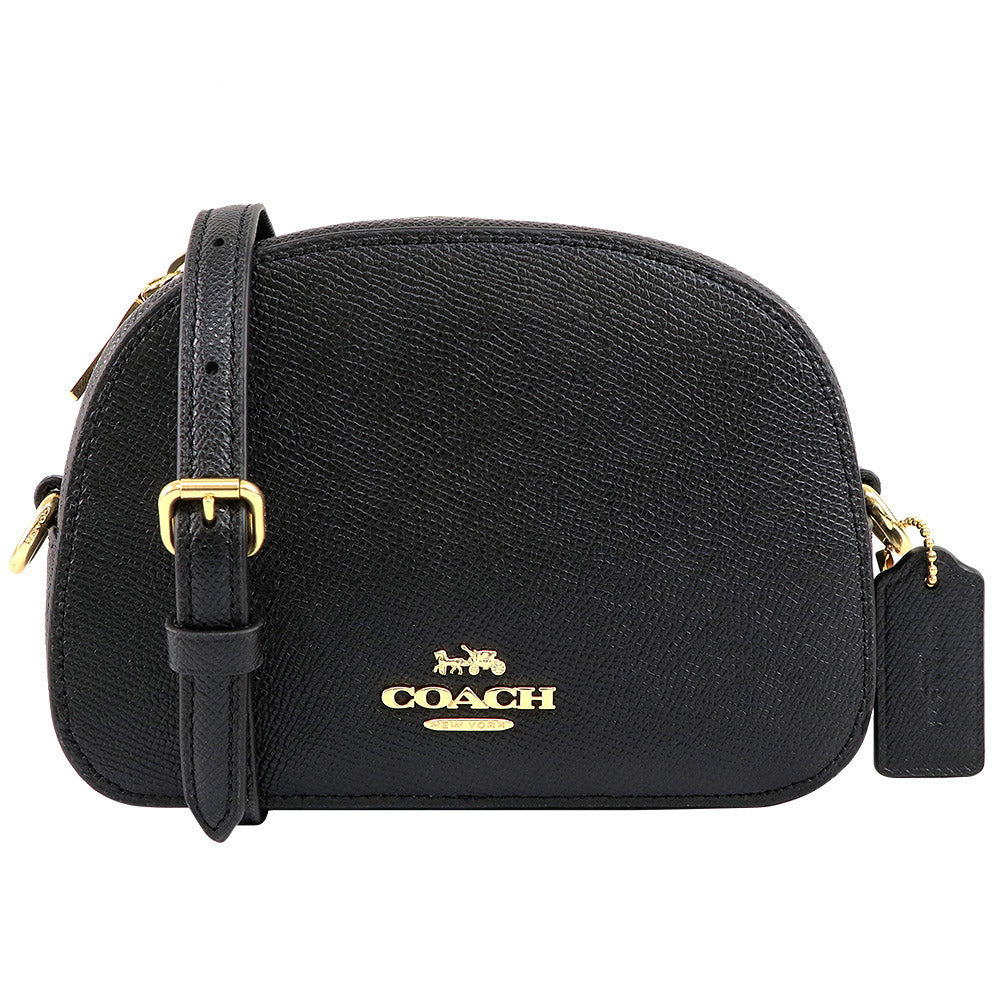 COACH Mini Serena Crossbody in Black with Detachable Strap for Shoulder/Crossbody Wear