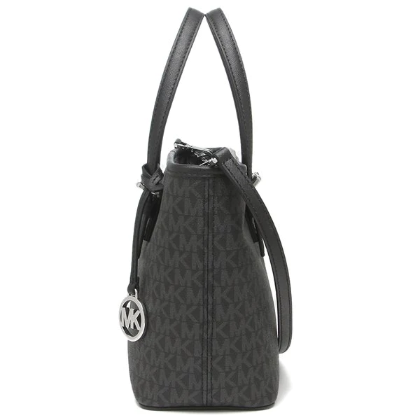 M.I.C.H.A.E.L K.O.R.S Jet Set Travel Extra-Small Logo Top-Zip Tote Bag for Shoulder/Crossbody Wear