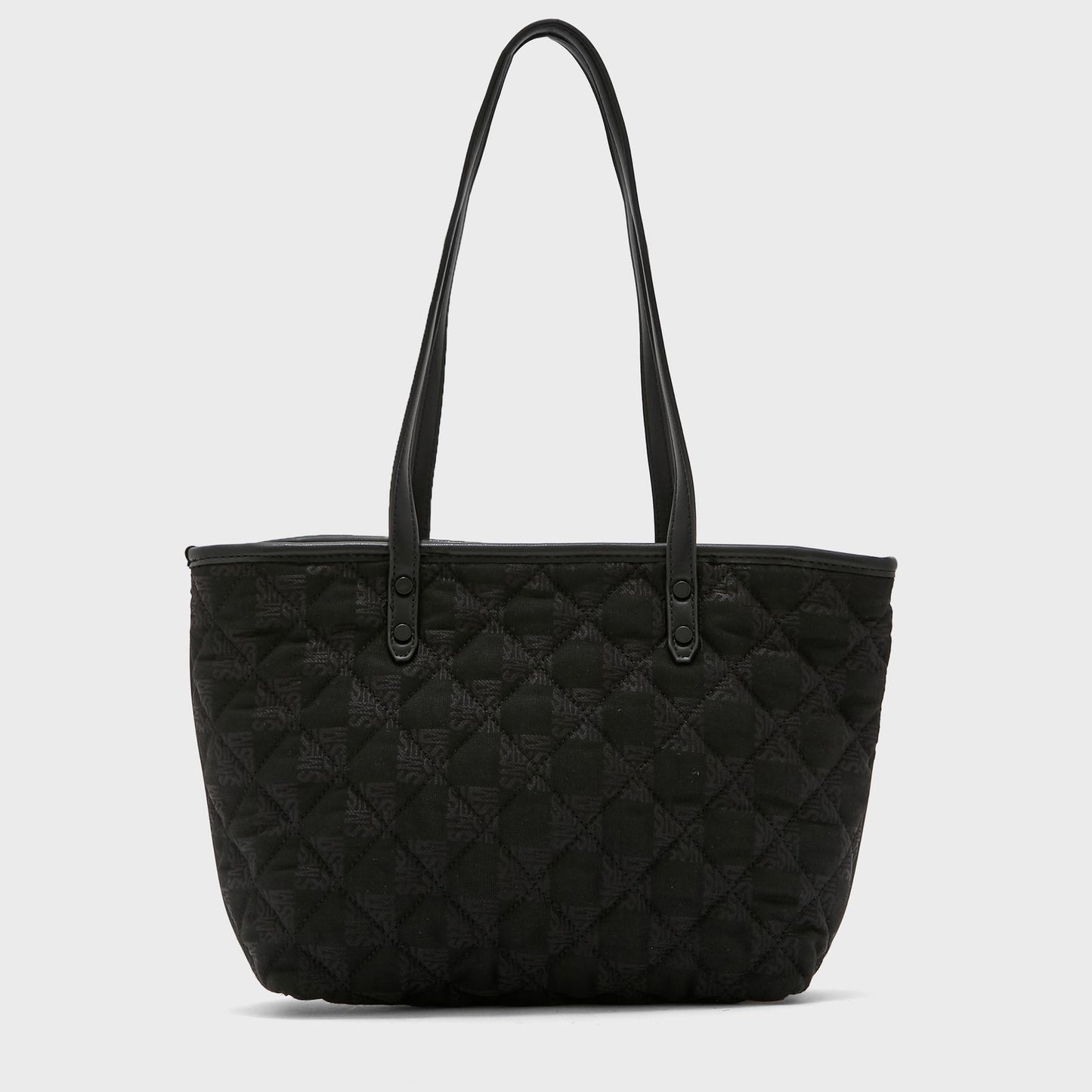 STEVE MADDEN Bjayne Printed, Chevron-detailed, andQuilted Tote Bag