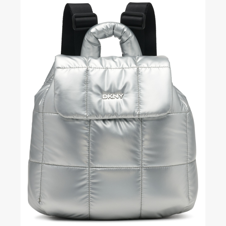 DKNY Giania Backpack Silver/ Black
