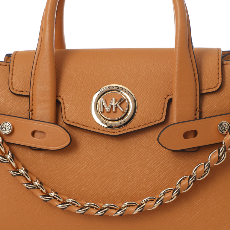 M.I.C.H.A.E.L K.O.R.S CARMEN FLAP BELTED Satchel/Messenger Bag with Strap for Shoulder/Crossbody Wear