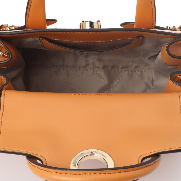 M.I.C.H.A.E.L K.O.R.S CARMEN FLAP BELTED Satchel/Messenger Bag with Strap for Shoulder/Crossbody Wear