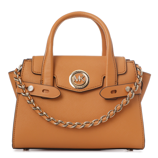 M.I.C.H.A.E.L K.O.R.S CARMEN FLAP BELTED Satchel/Messenger Bag with Strap for Shoulder/Crossbody Wear