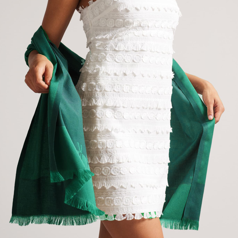 T.E.D B.A.K.E.R Esteli Logo Long Scarf