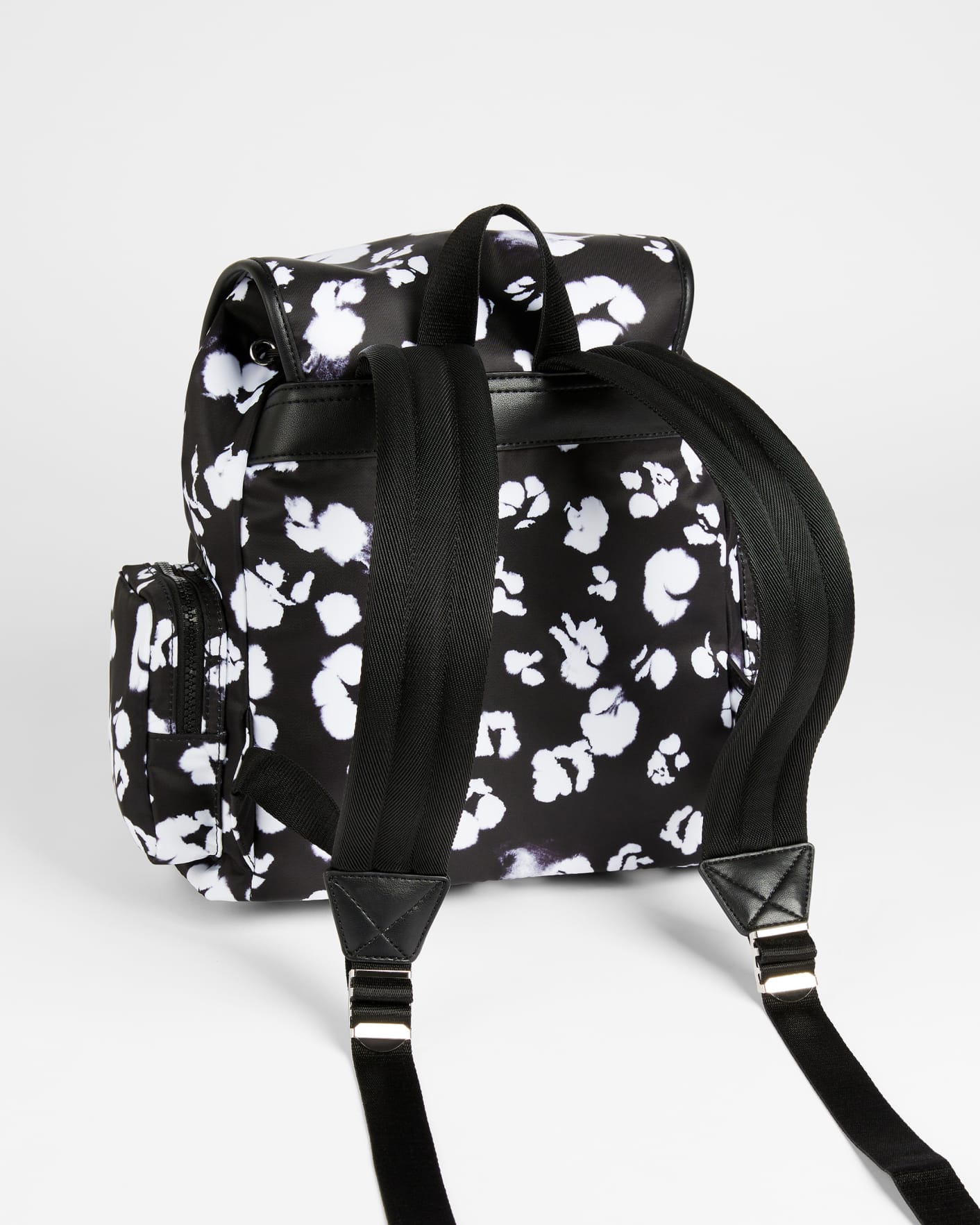 TED BAKER Shefa Nocturnal Animal Nylon Backpack in Black