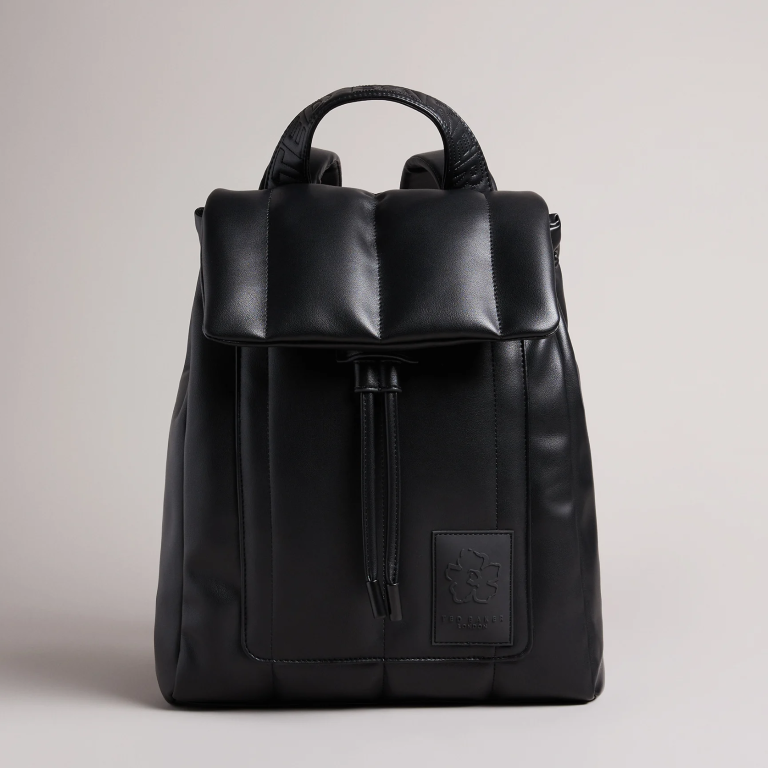 TED BAKER Janiey PU Vertically Quilted Backpack