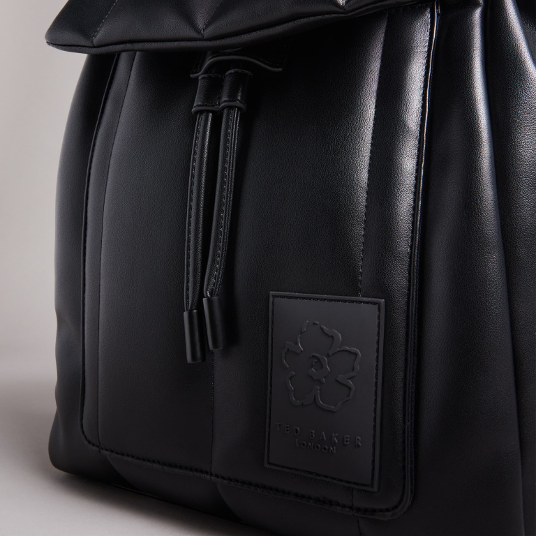 TED BAKER Janiey PU Vertically Quilted Backpack